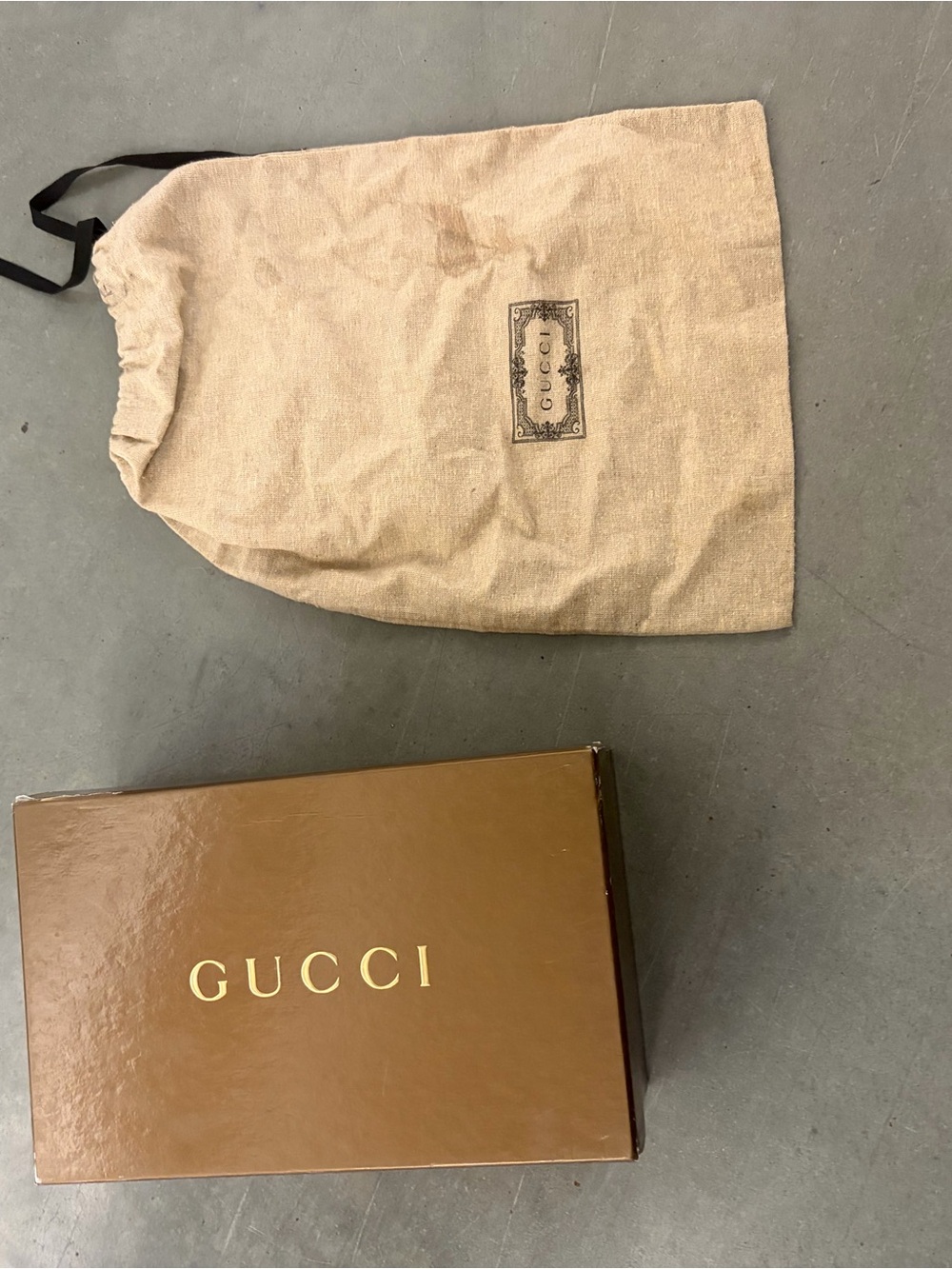 Gucci Tan Canvas Mules with Red & Green Stripe and Gold Horsebit - Picture 8 of 8